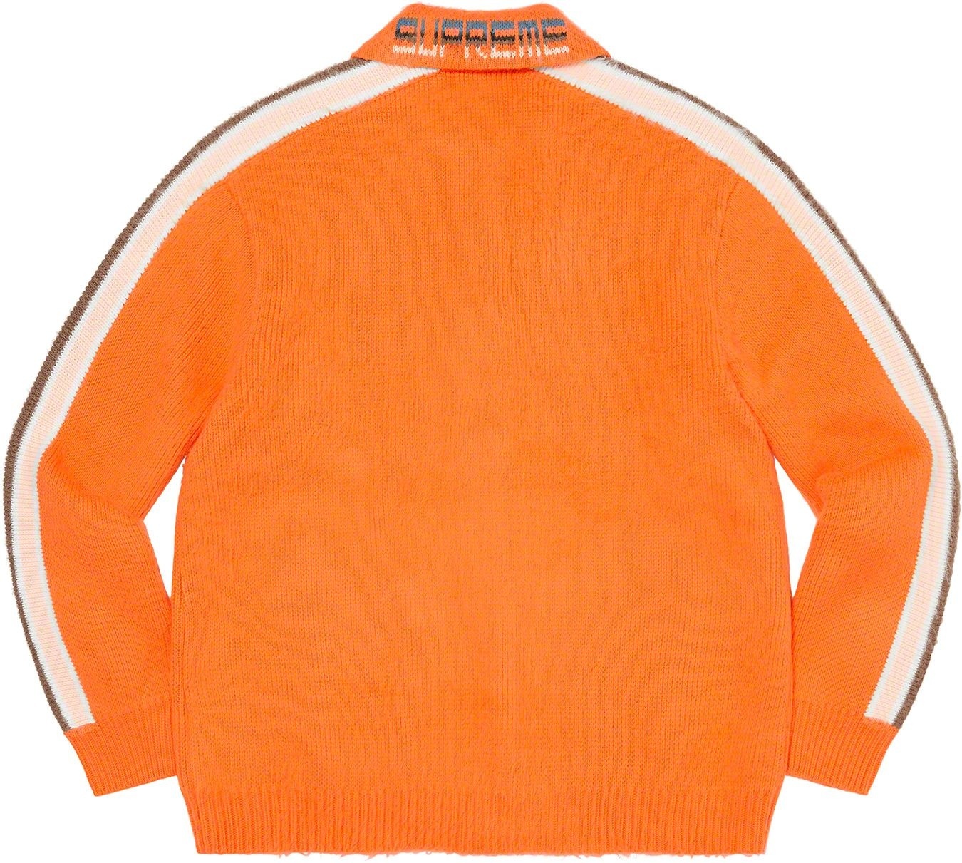 Sleeve Stripe Zip Up Sweater view 17